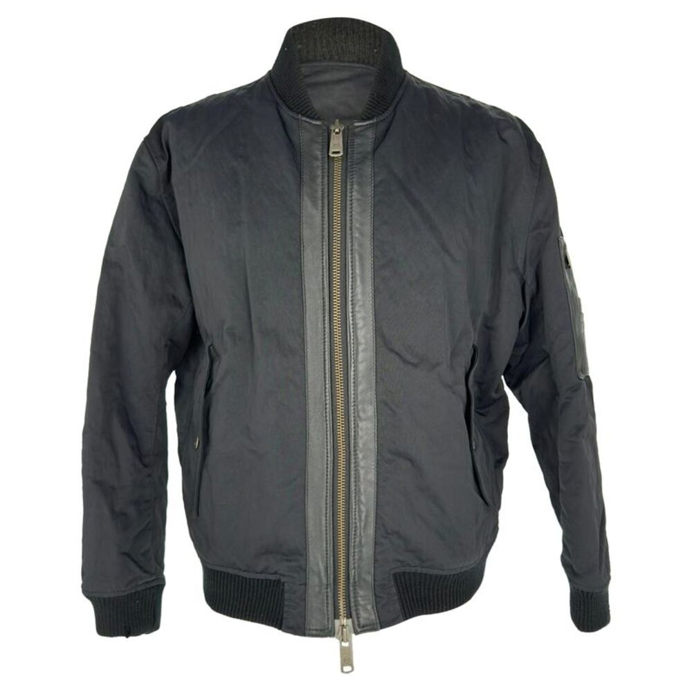 McQ Alexander McQueen Bomber Jacket in Black Polyamide